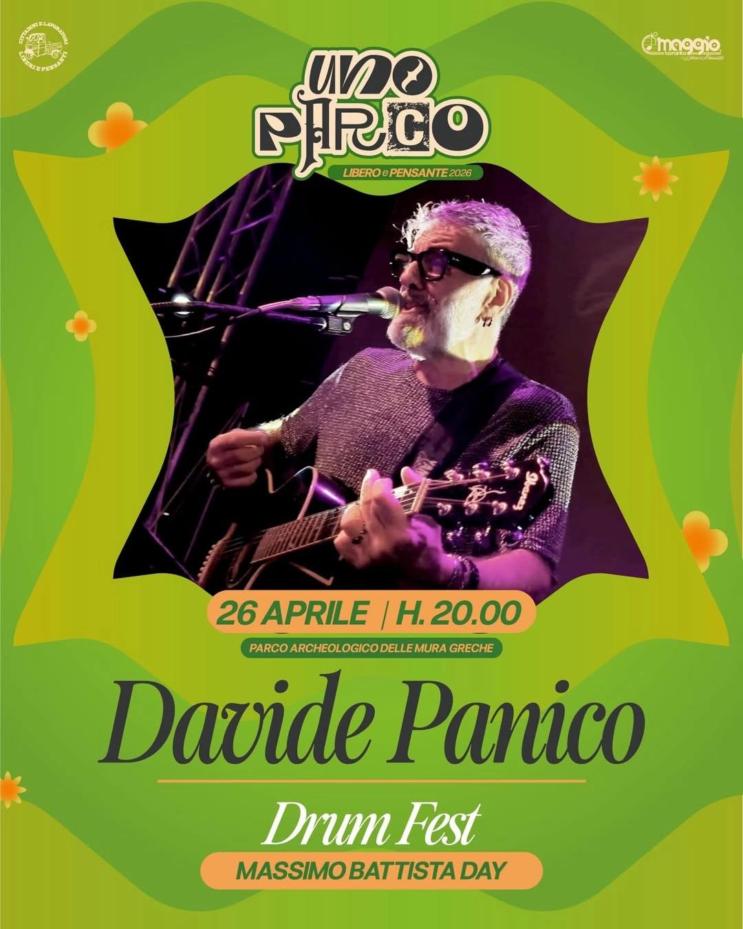 Davide Panico – Drum Fest / Massimo Battista Day - UNO PARCO 2026
