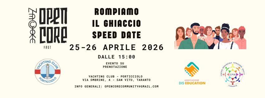 Speed Date — Rompiamo il ghiaccio