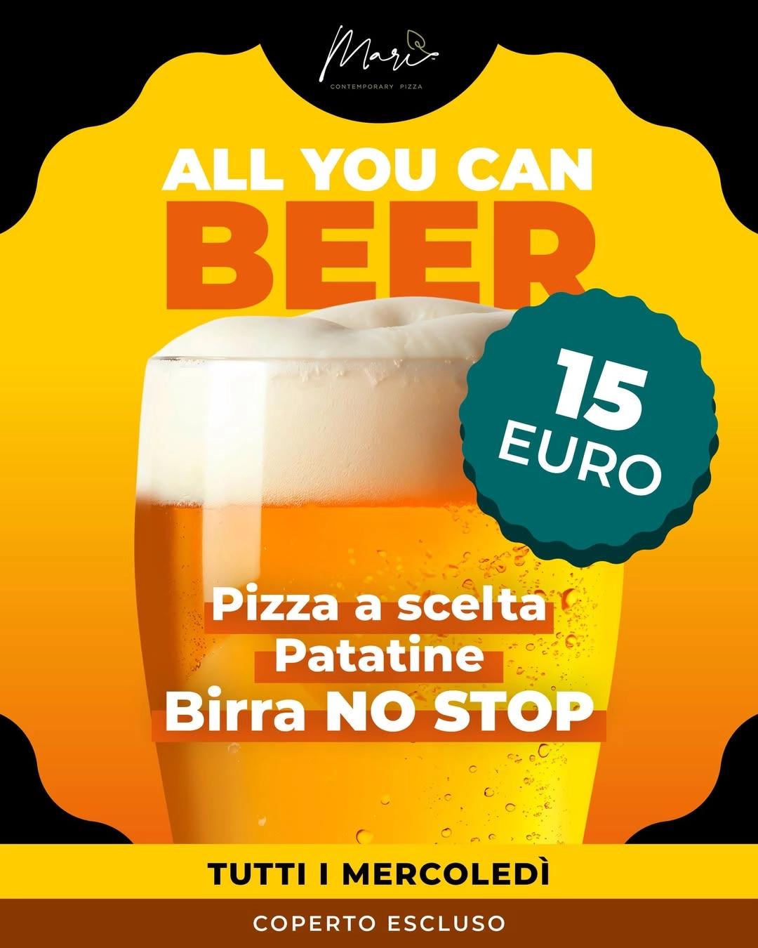All You Can Beer - Marì Contemporary Pizza