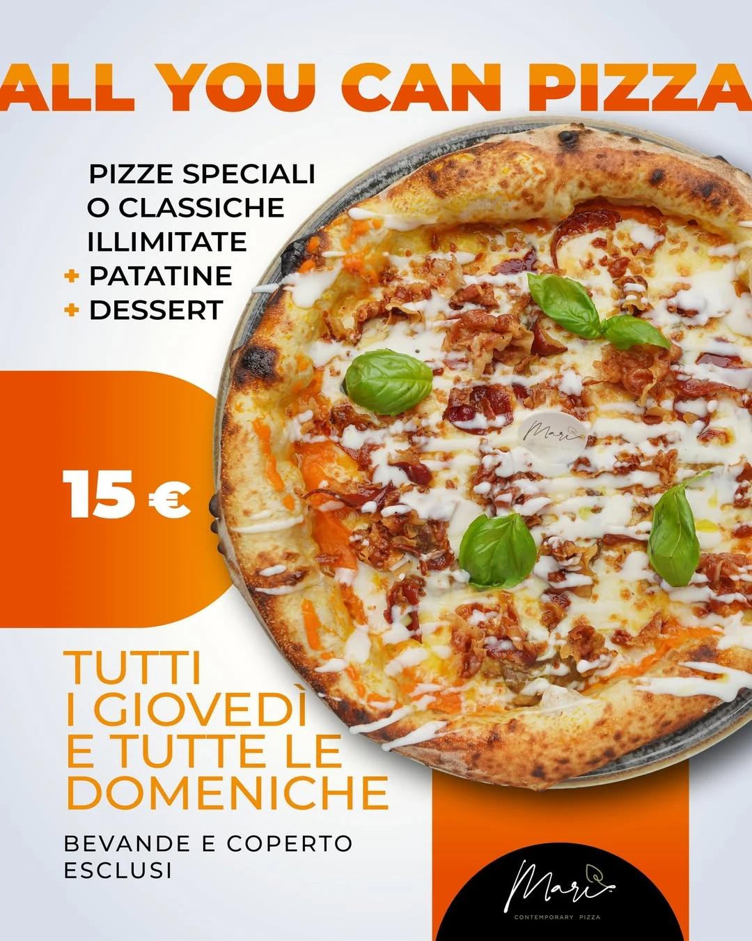 All You Can Pizza - Mary Contemporay Pizza