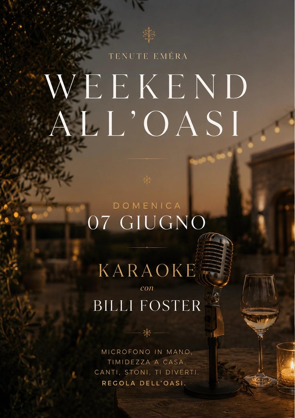 KARAOKE con BILLI FOSTER