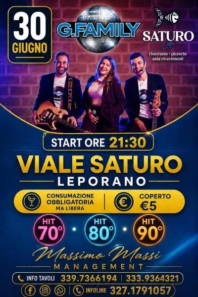 G.Family Band · live 70/80/90 a Lido Saturo