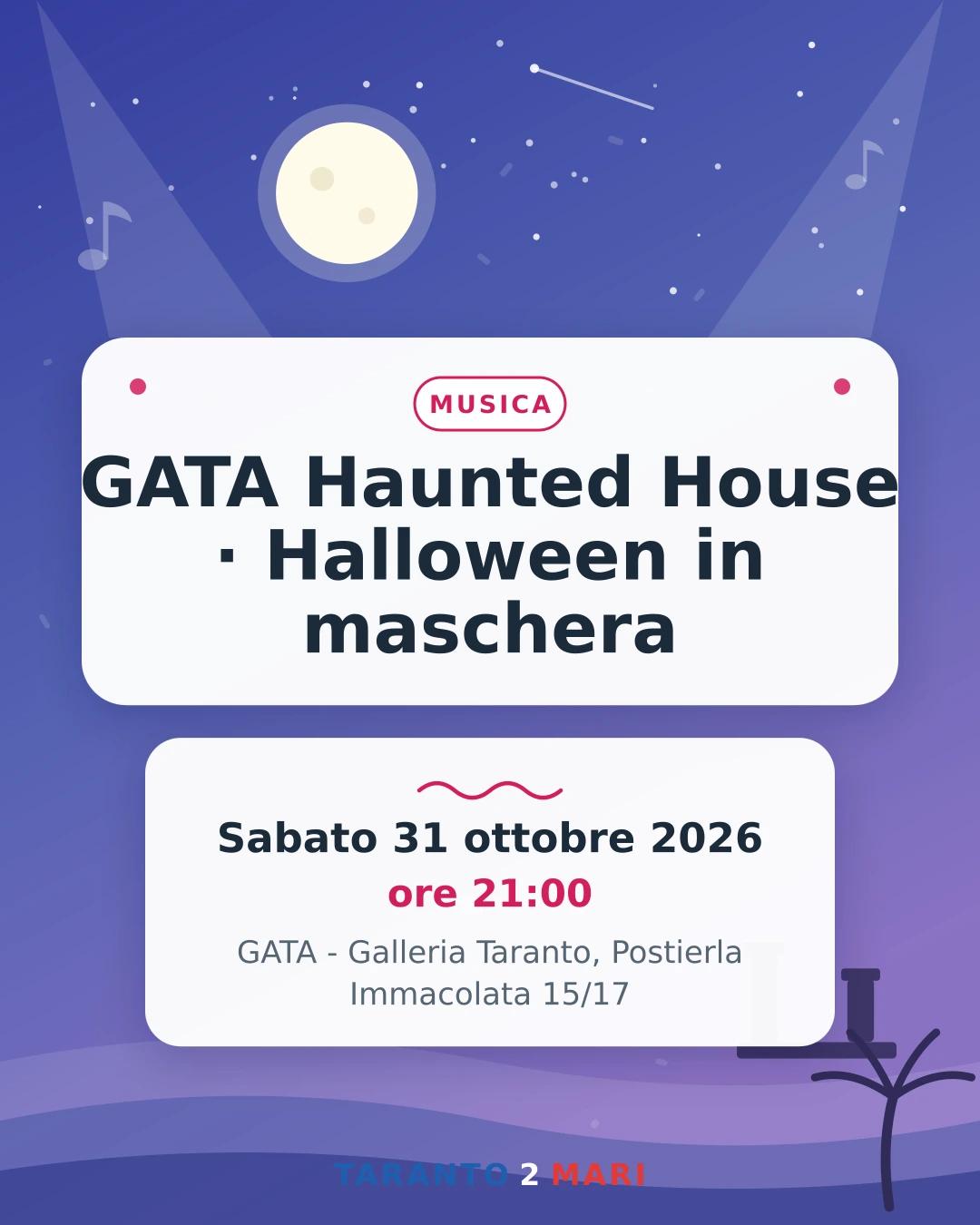 GATA Haunted House · Halloween in maschera