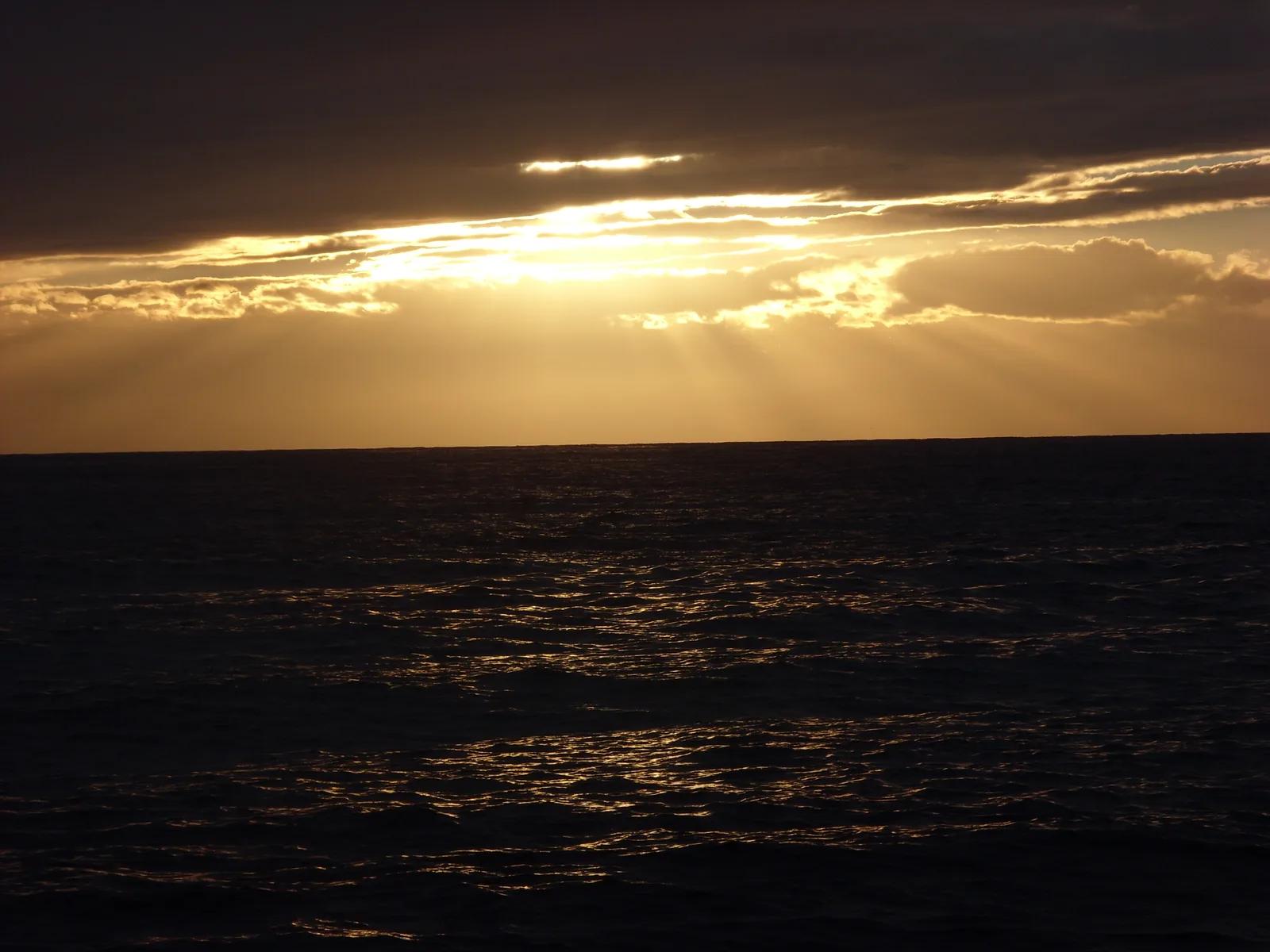 Tramonto sul litorale orientale di Taranto