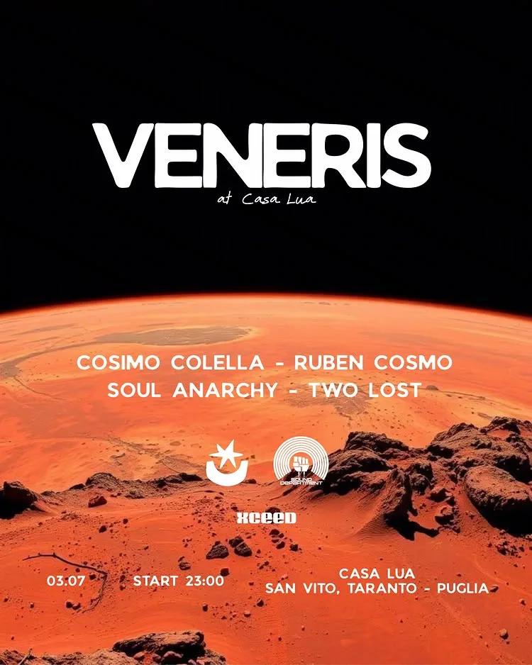 Casalua presents Veneris on Fridays · Sound Department