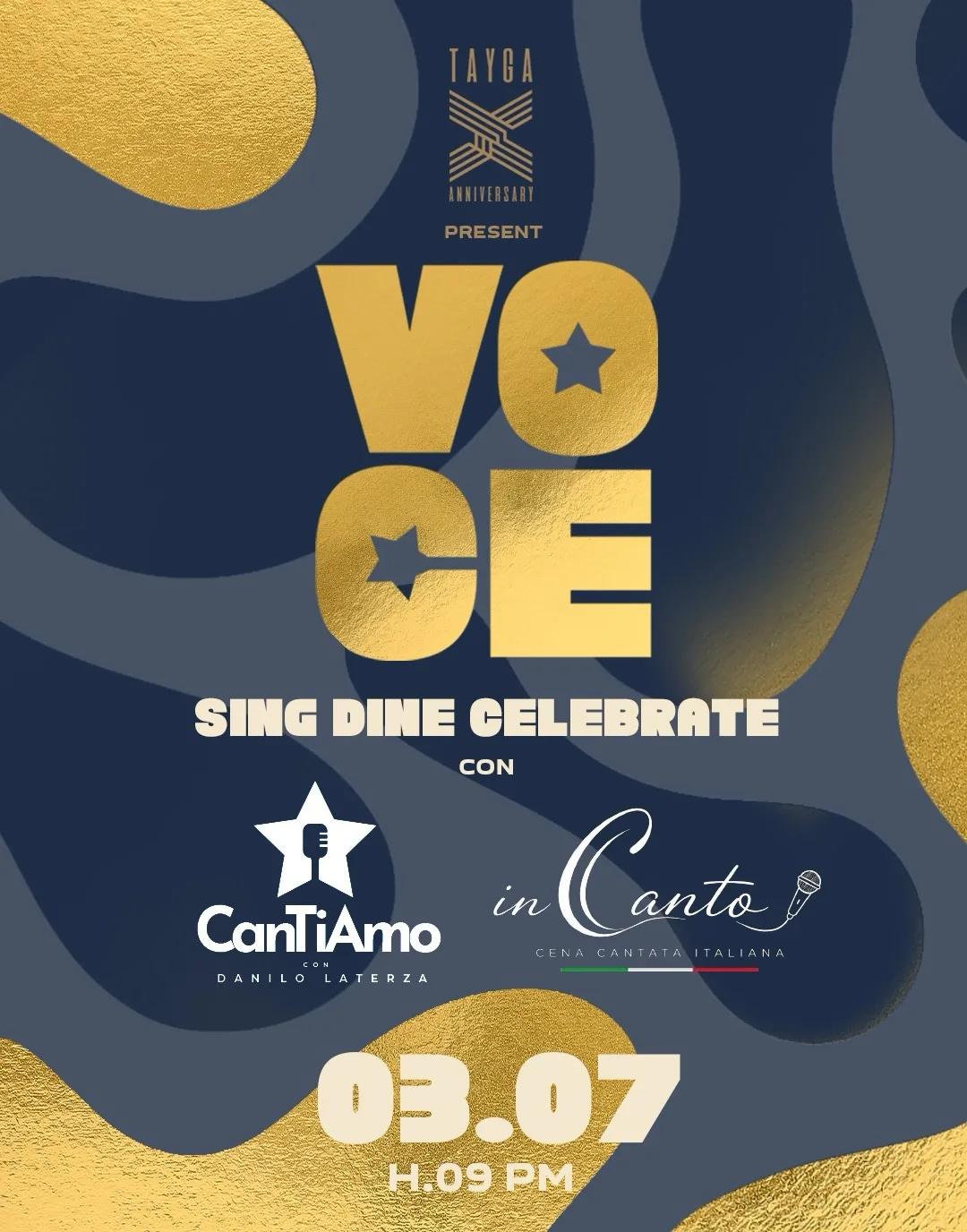 VOCE · dinner show al Tayga Beach