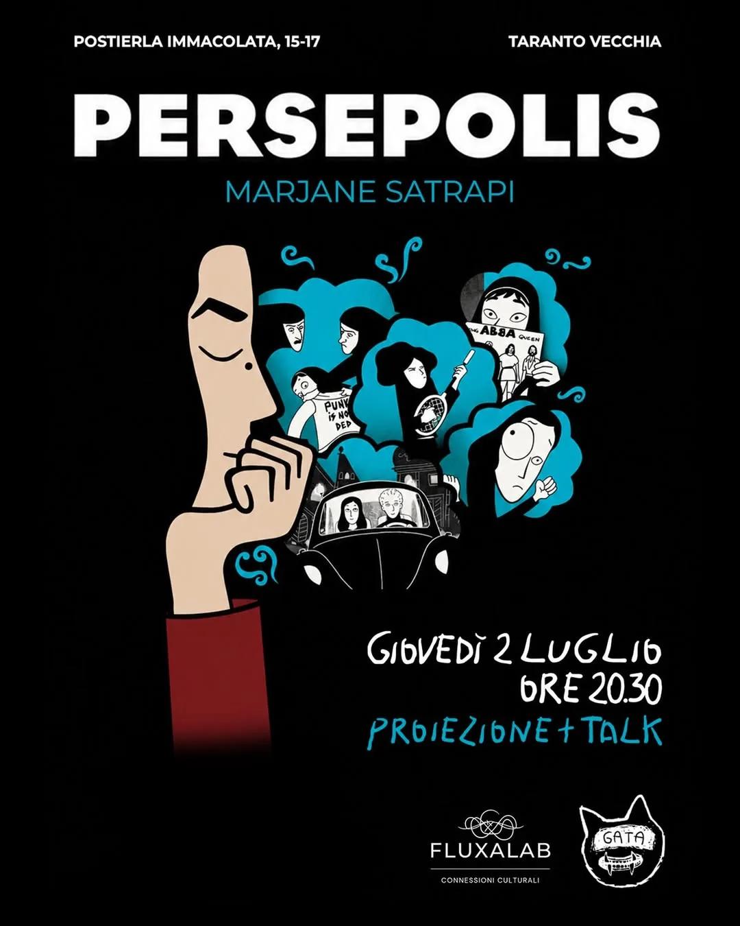 Persepolis · Talk e proiezione alla GATA Galleria