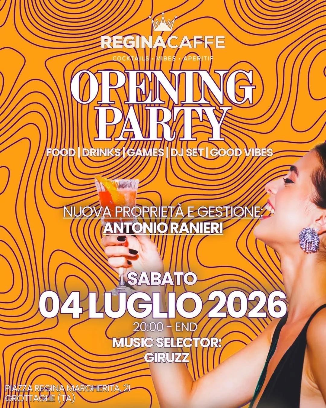 Regina Caffè · riapertura sotto nuova gestione