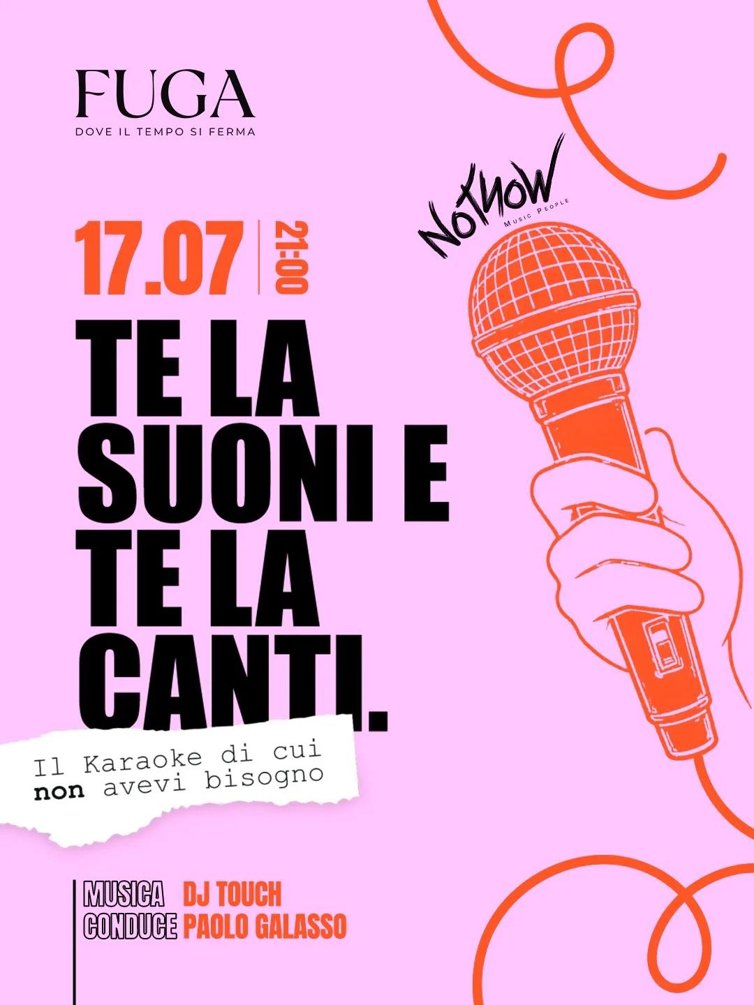 Te la suoni e te la canti · Karaoke da FUGA