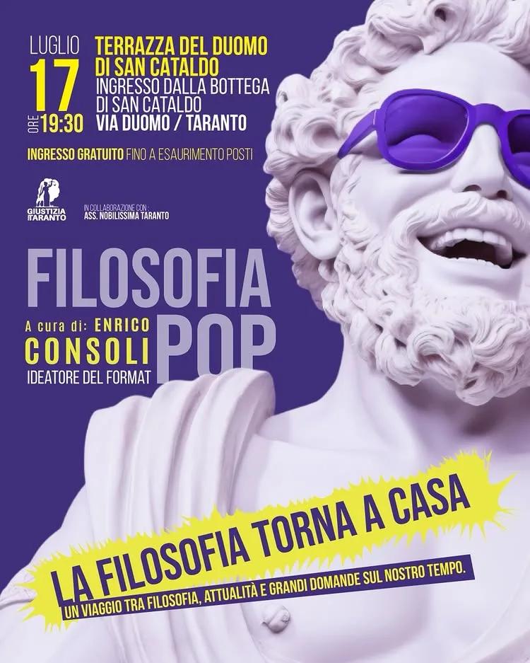 Filosofia Pop · terrazza del Duomo di San Cataldo