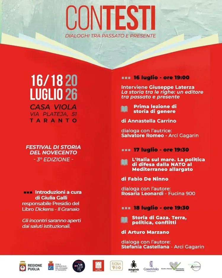 Contesti · Festival di Storia del Novecento (3ª edizione)