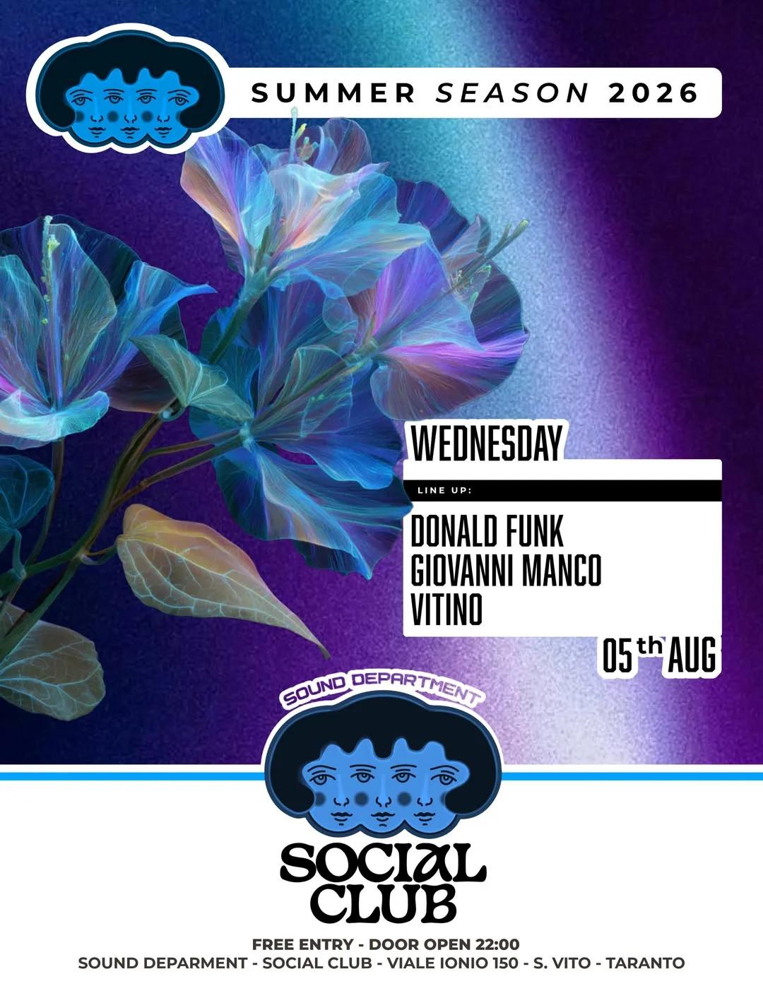Sound Department · Wednesday (05/08)
