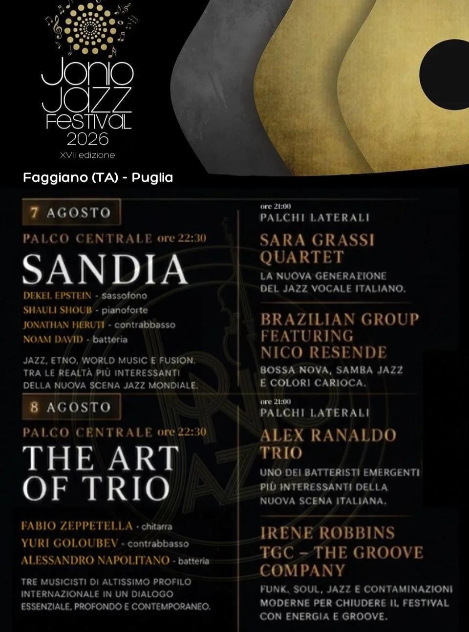 Jonio Jazz Festival 2026 · seconda serata