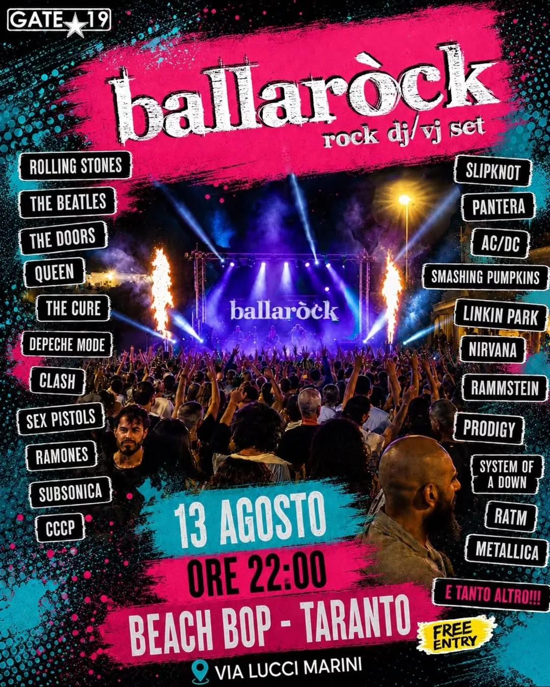 Ballarock al Beach Bop