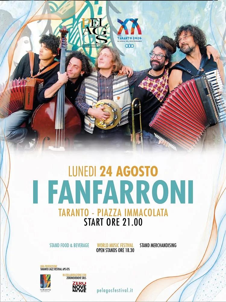 Pelagos World Music Festival · I Fanfarroni (24 agosto)