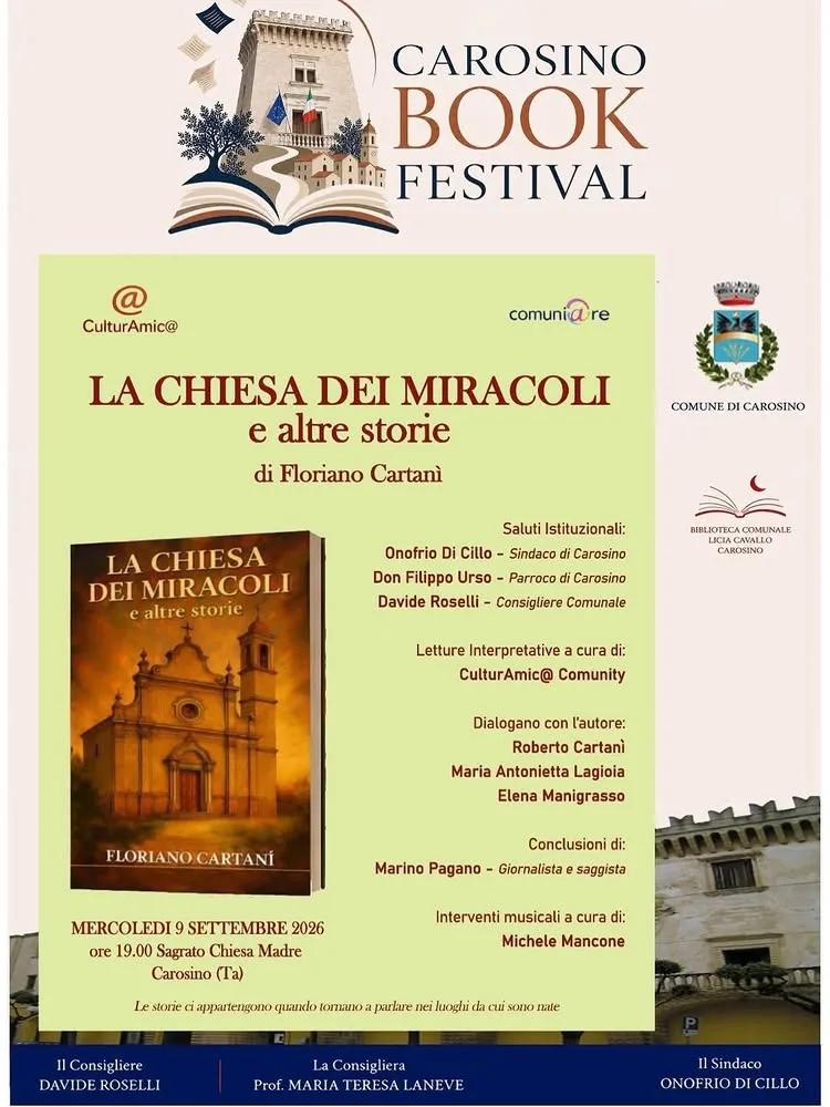 Carosino Book Festival · La Chiesa dei miracoli e altre storie