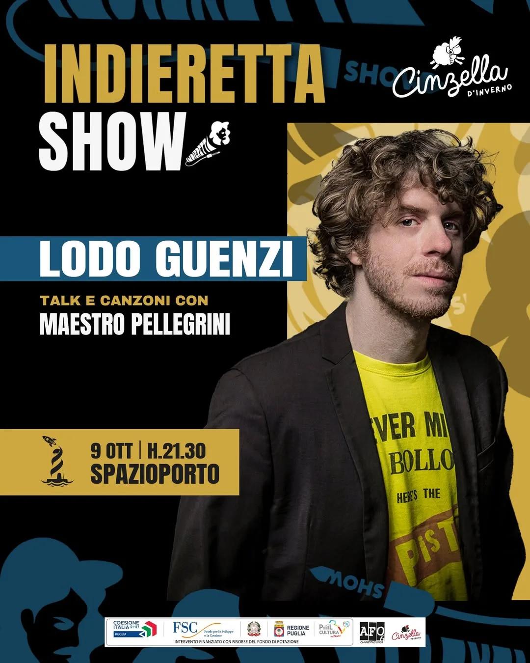 Indieretta Show · Lodo Guenzi con il Maestro Pellegrini