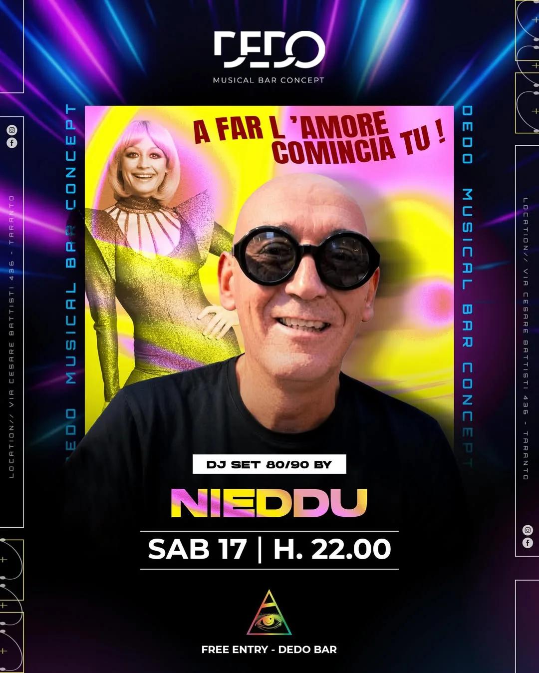 A far l’amore comincia tu · notte Raffaella Carrà con Nieddu