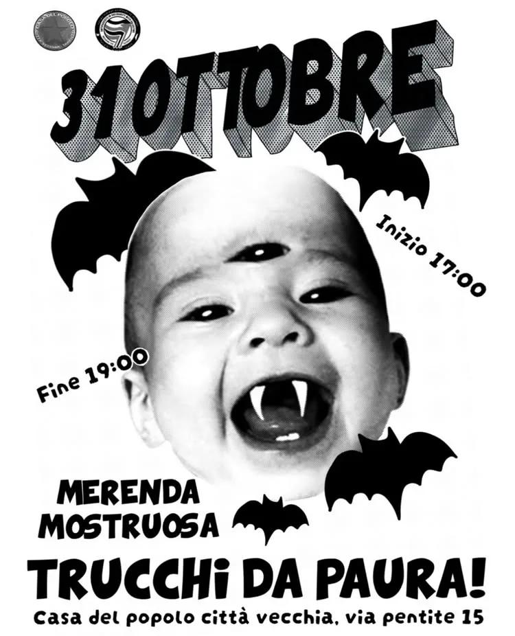 Merenda mostruosa · trucchi da paura per bambini
