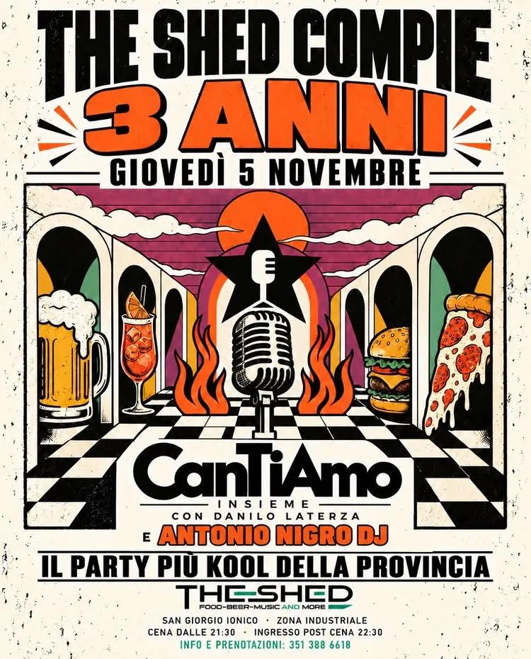 The Shed compie 3 anni · Cantiamo Insieme