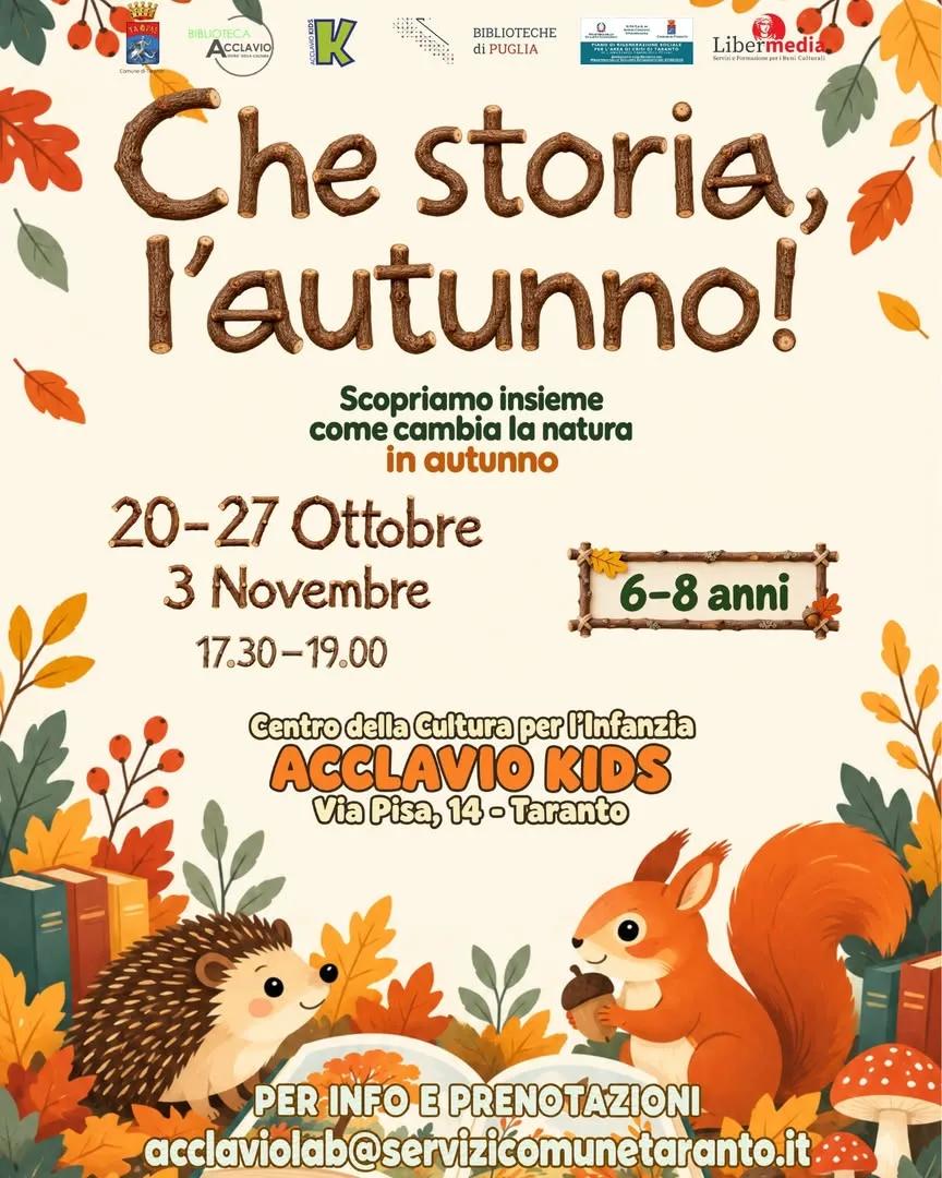 Che storia, l’autunno! · laboratorio creativo per bambini