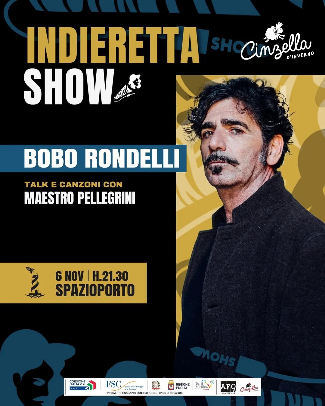 Indieretta Show · Bobo Rondelli con il Maestro Pellegrini