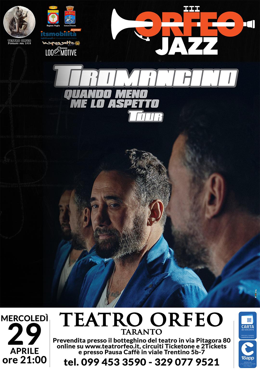 Tiromancino - Quando meno me lo aspetto tour