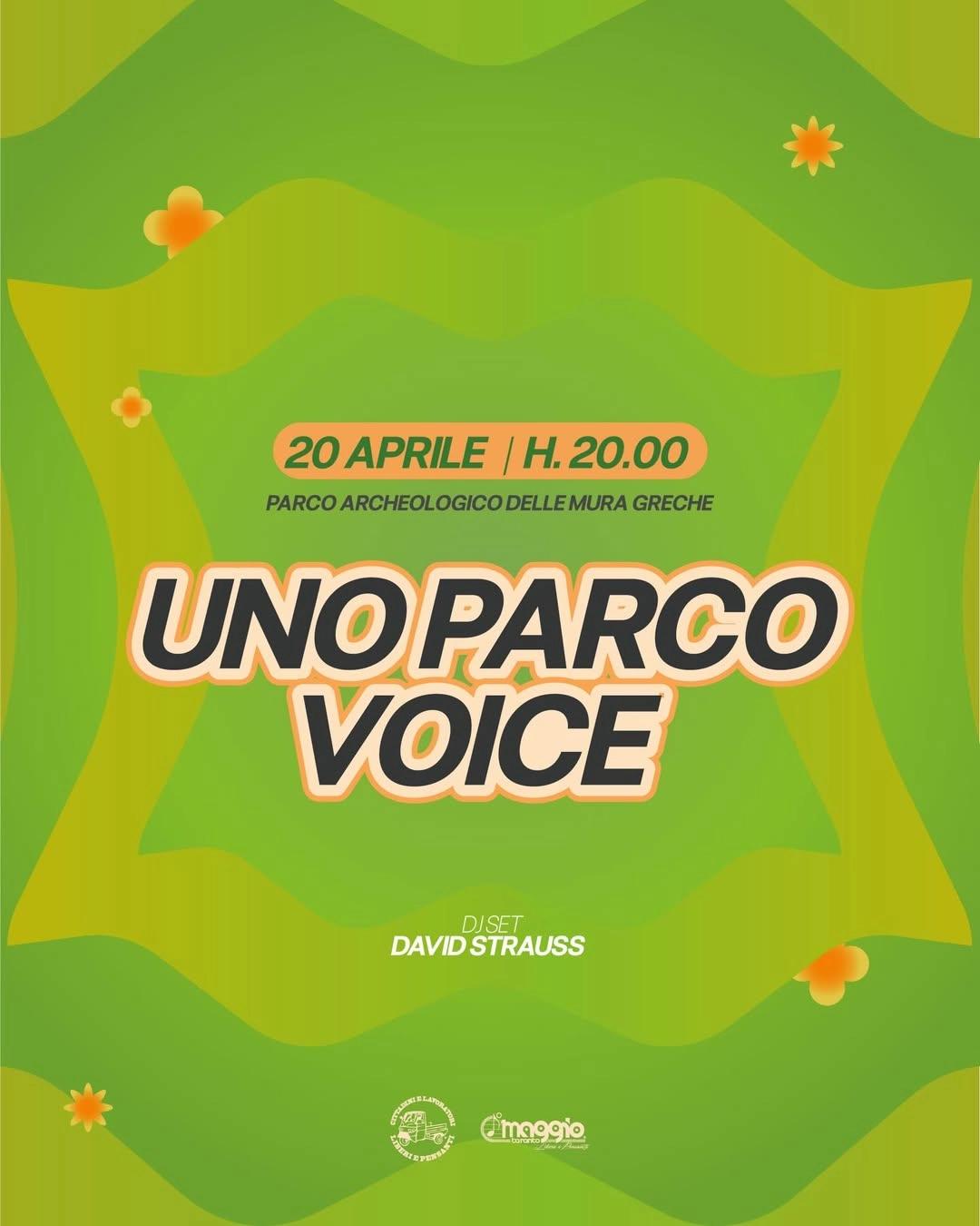UNO PARCO VOICE - UNO PARCO 2026