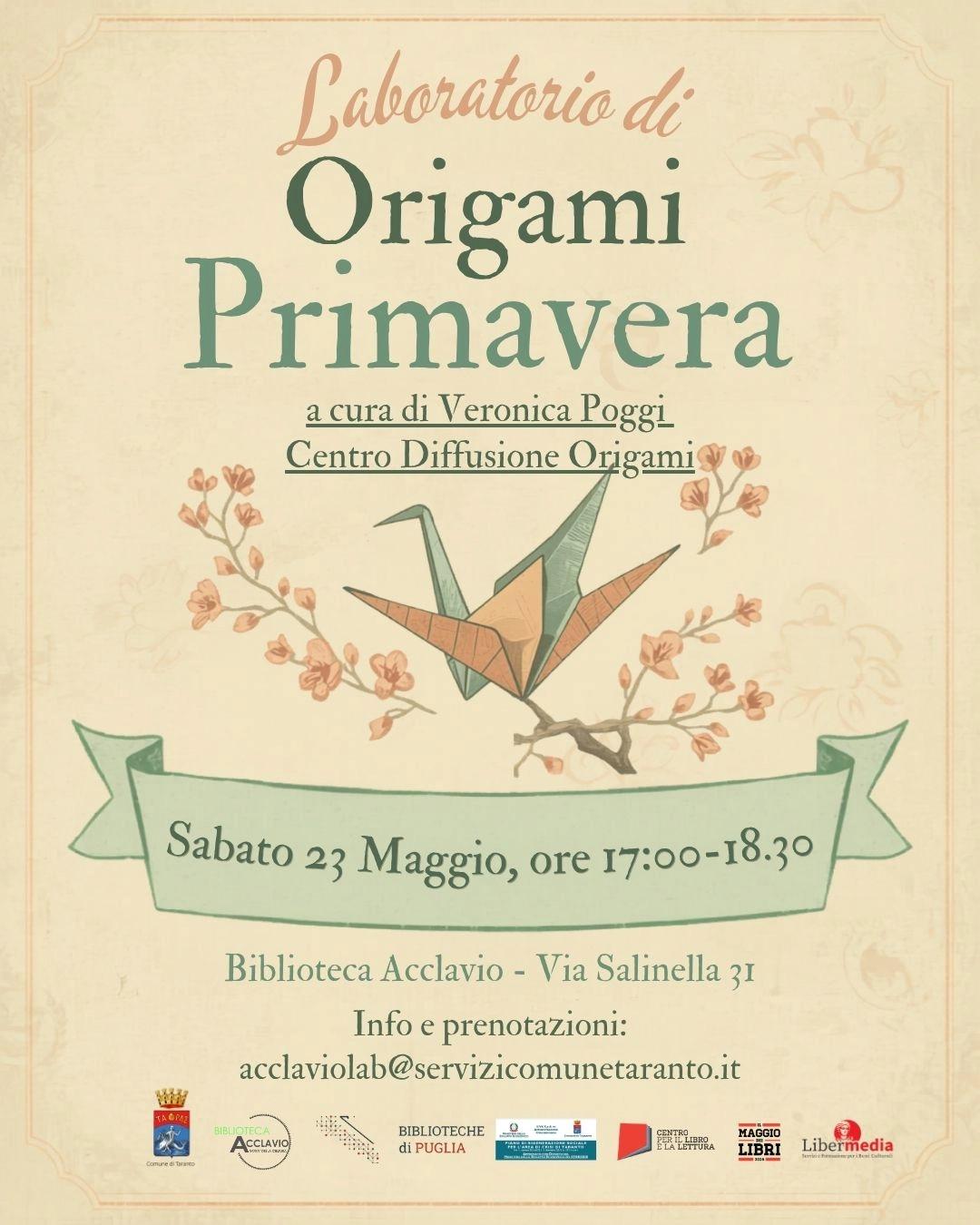 Laboratorio di Origami Primavera