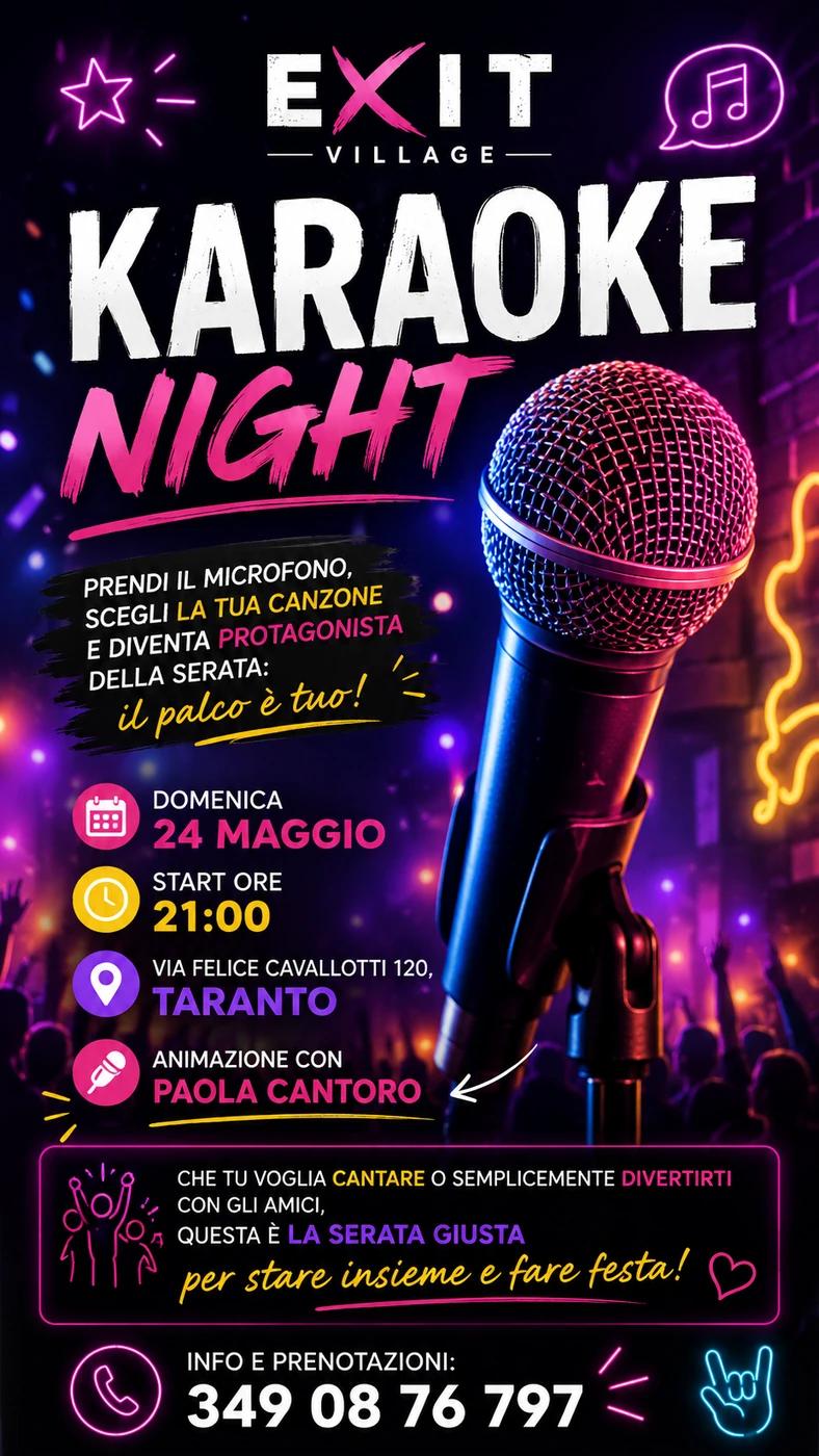 KARAOKE NIGHT all’Exit Village