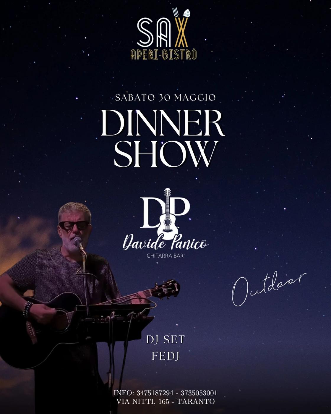 Dinner Show Outdoor | Sabato 30 Maggio
