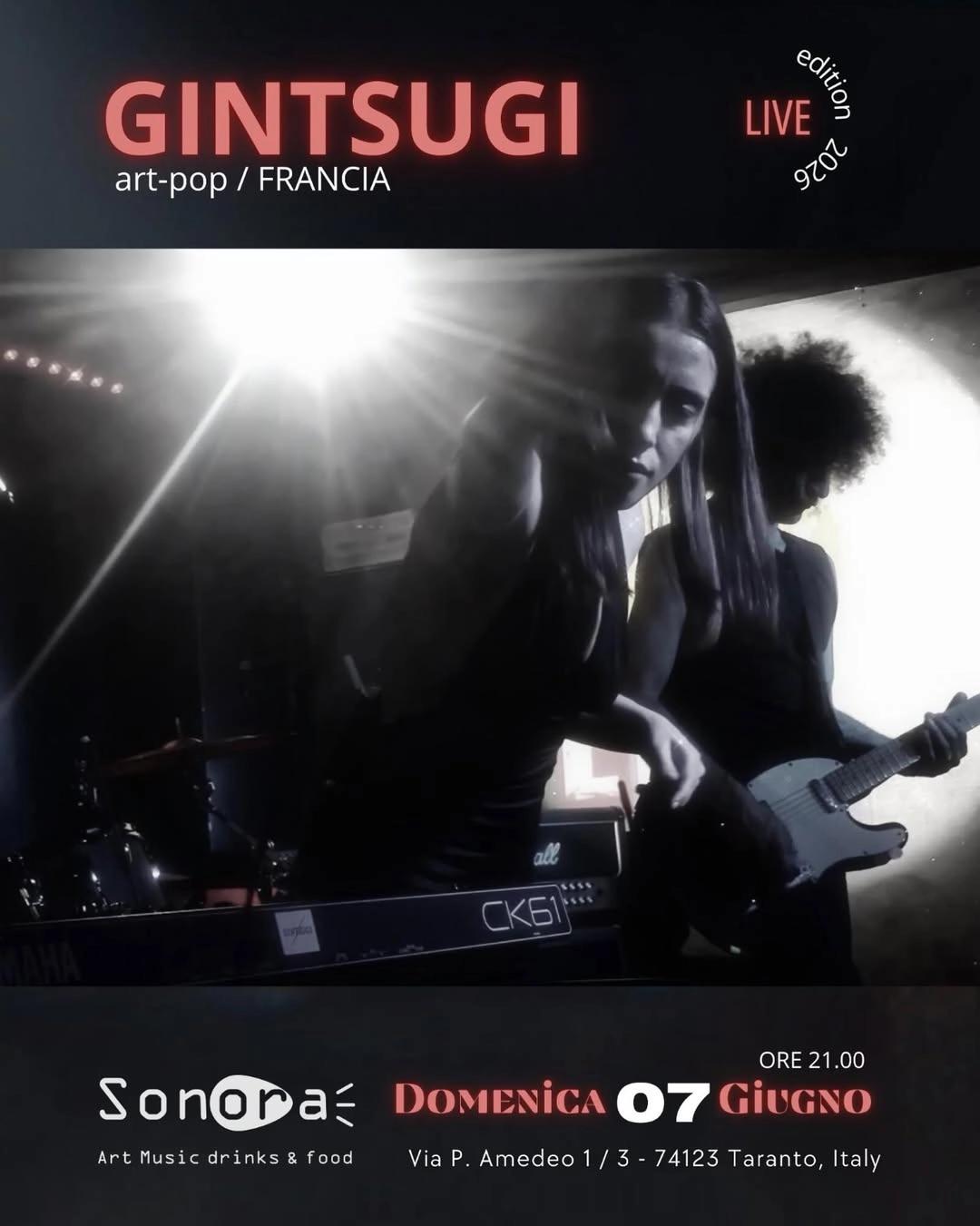 Gintsugi live al Sonora