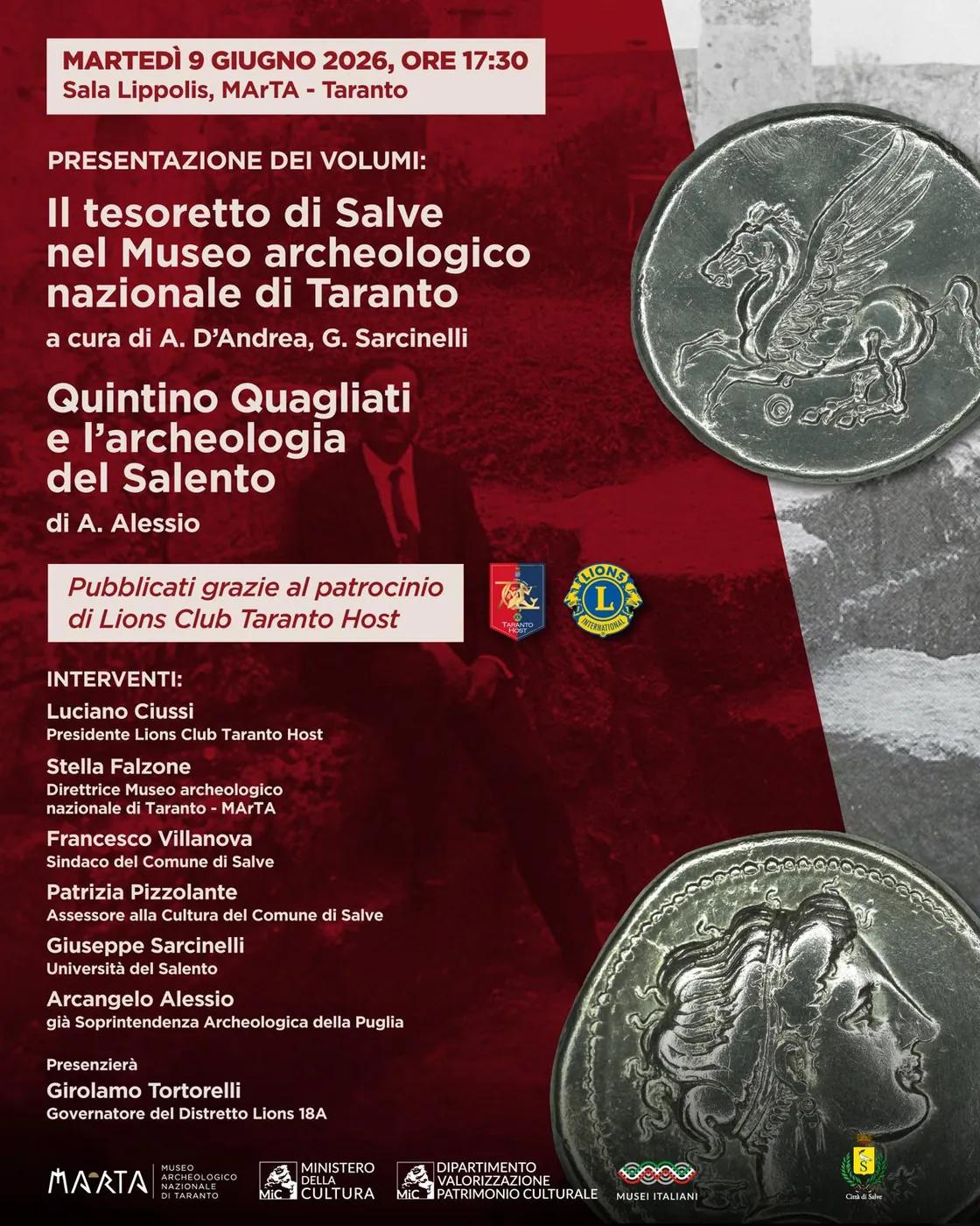 Presentazione volumi: l’archeologia del Salento al MArTA