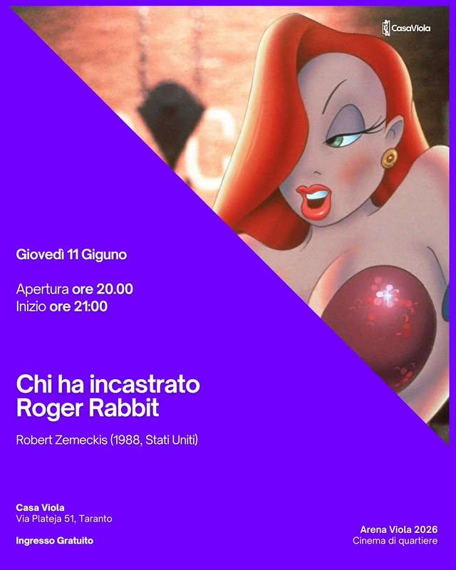 Arena Viola · Chi ha incastrato Roger Rabbit