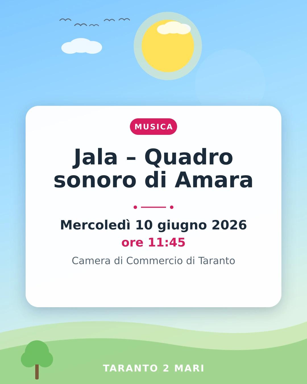 Jala – Quadro sonoro di Amara