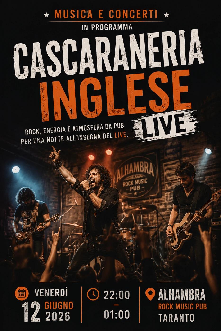 Cascaraneria Inglese Live