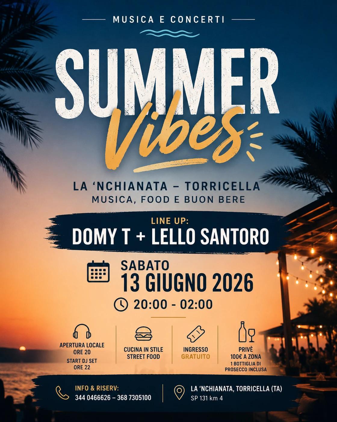 Summer Vibes · Domy T + Lello Santoro