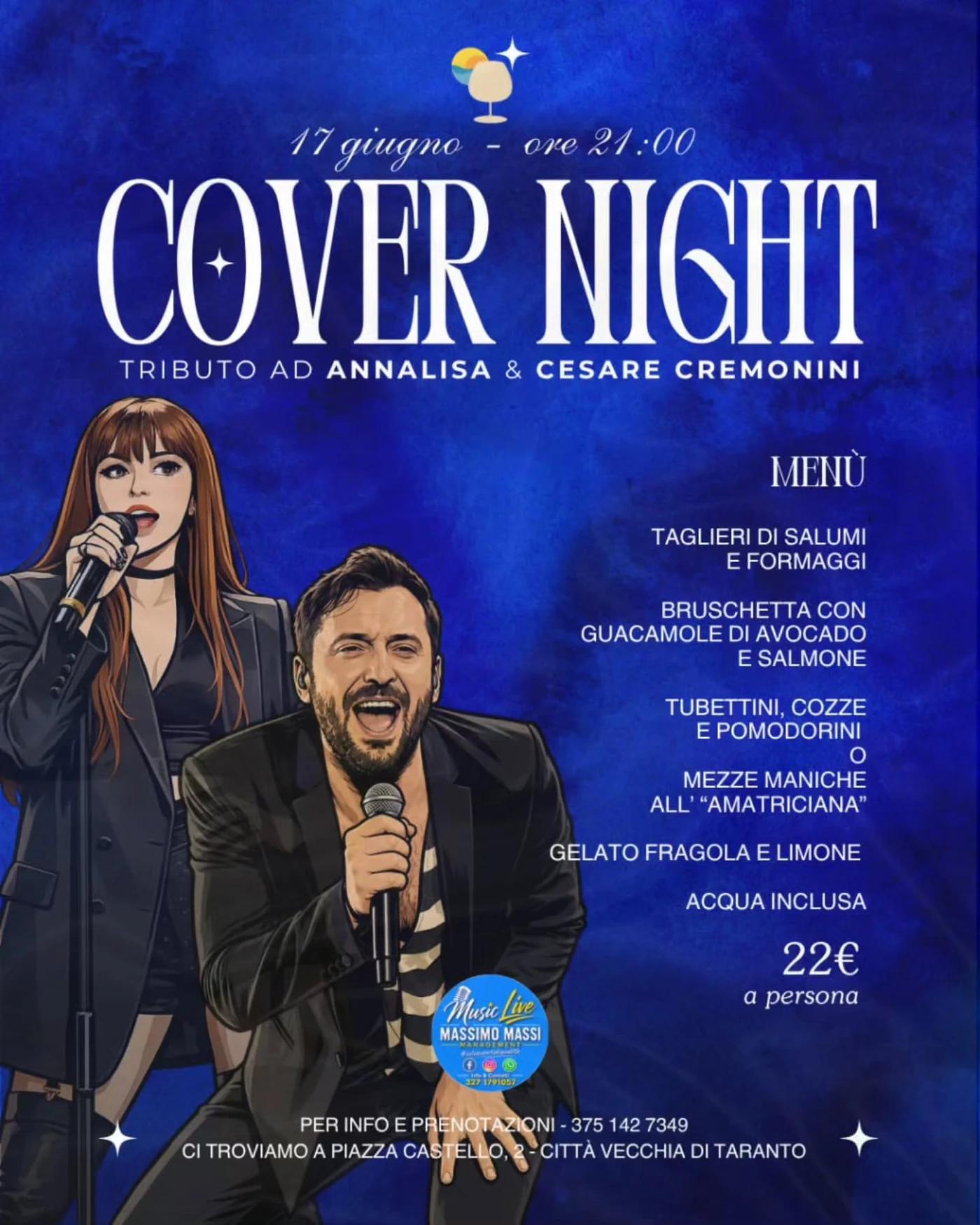 Cover Night all'Aurora · Annalisa & Cesare Cremonini
