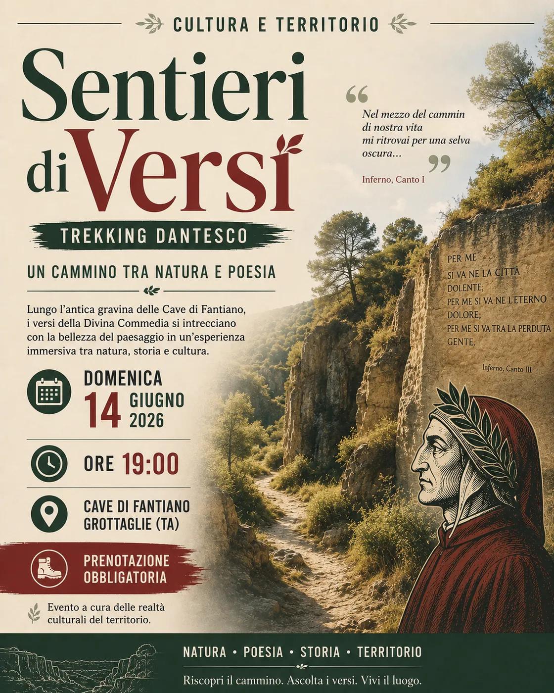 Sentieri di Versi — trekking dantesco
