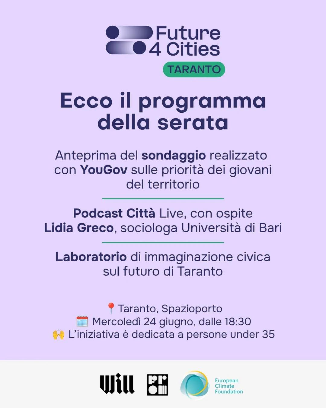 Future4Cities by Will · Il futuro di Taranto