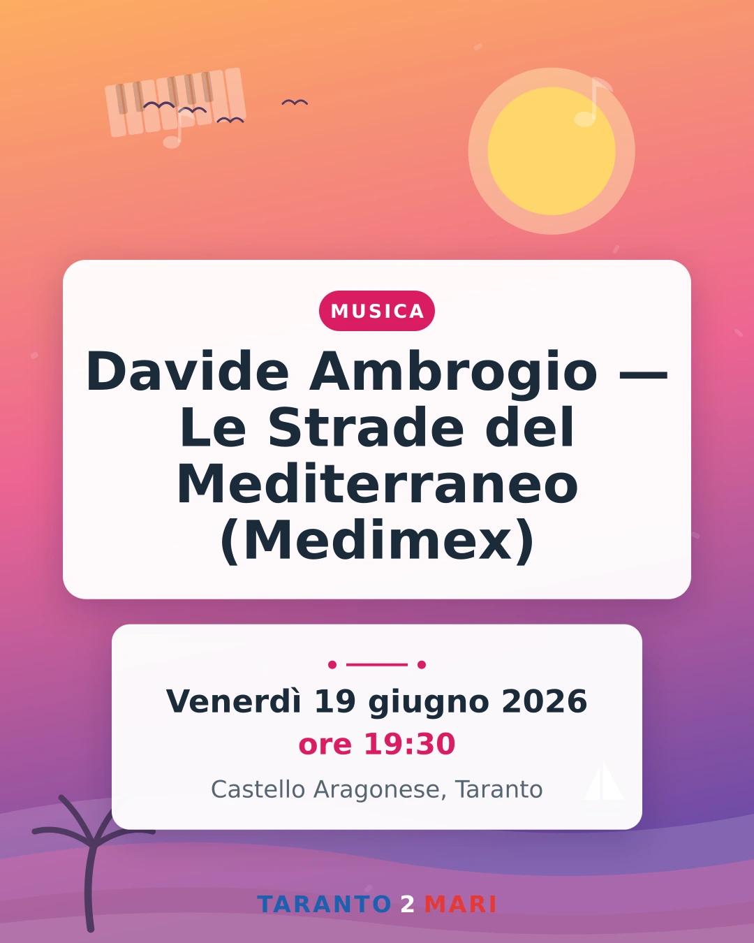 Davide Ambrogio — Le Strade del Mediterraneo (Medimex)