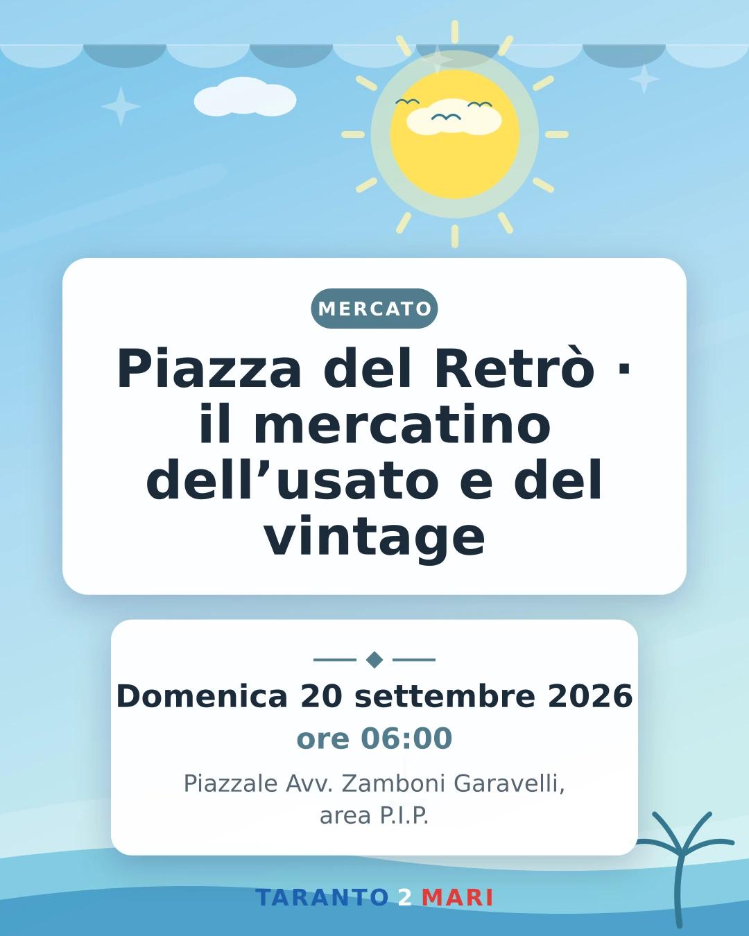 Piazza del Retrò · il mercatino dell’usato e del vintage
