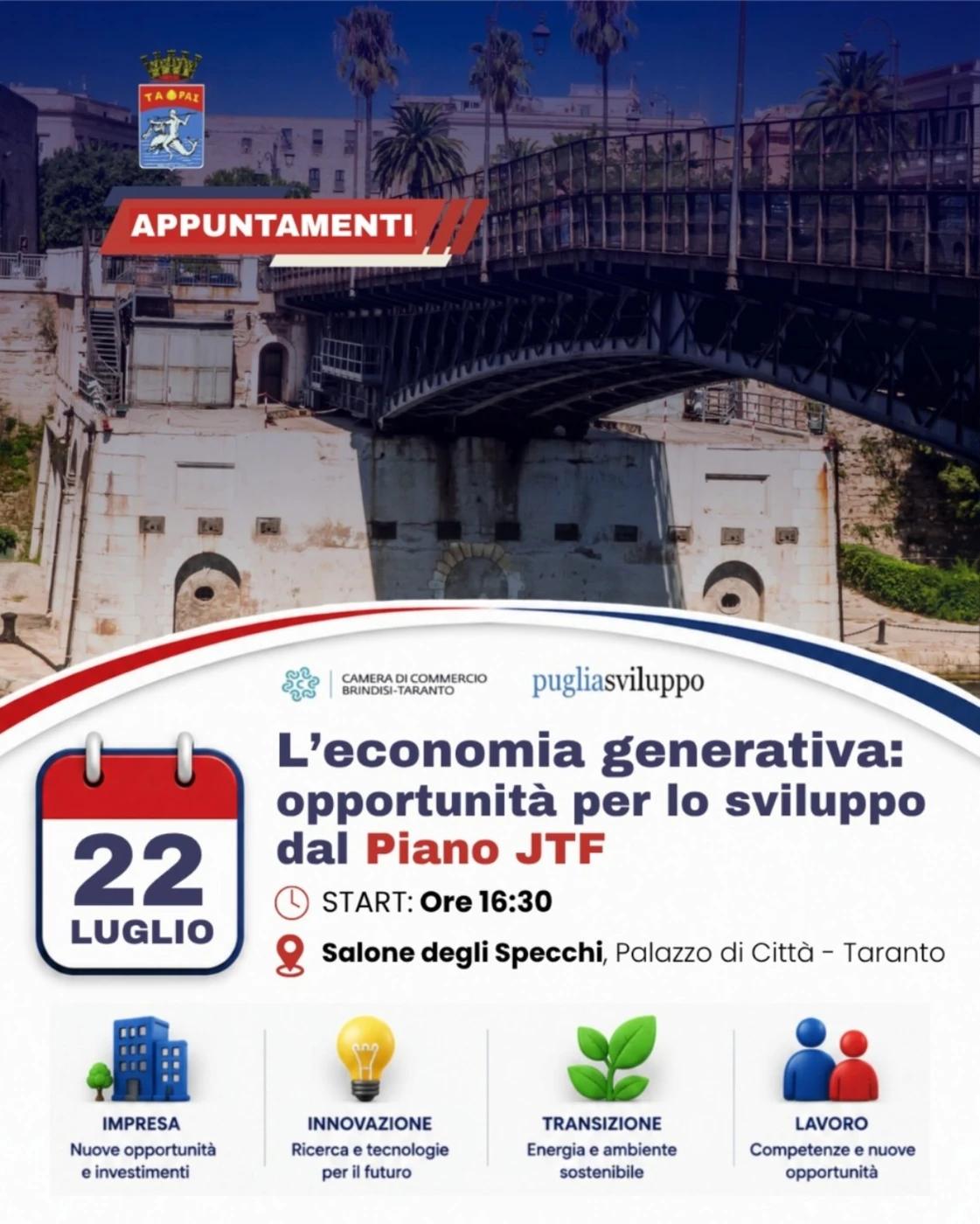 L'economia generativa: opportunità per lo sviluppo dal Piano JTF