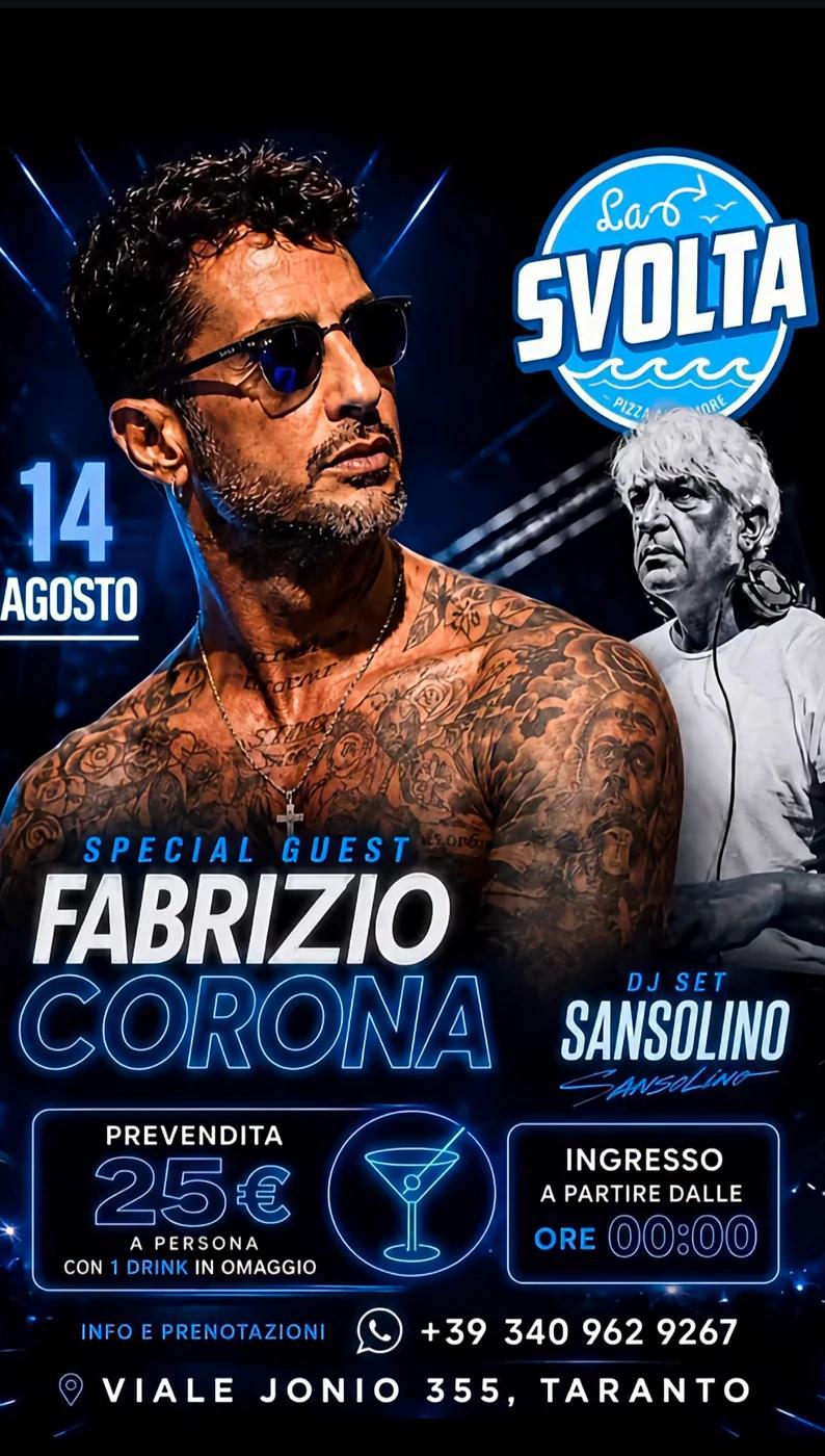 Fabrizio Corona Special Guest – La Svolta