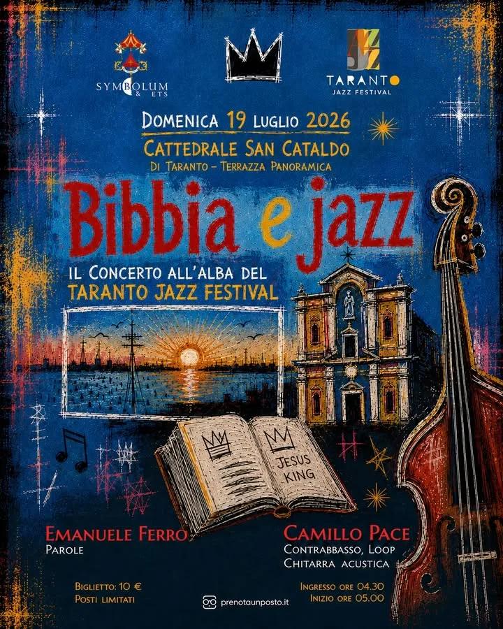 Bibbia e Jazz · concerto all’alba alla Cattedrale di San Cataldo