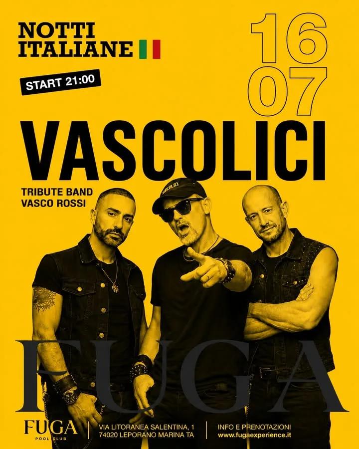 FUGA · Notti Italiane, tributo a Vasco Rossi