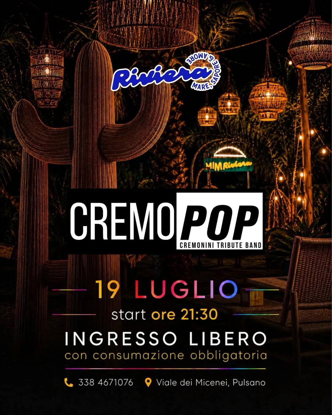 Cremonini Tribute Band in spiaggia al Riviera