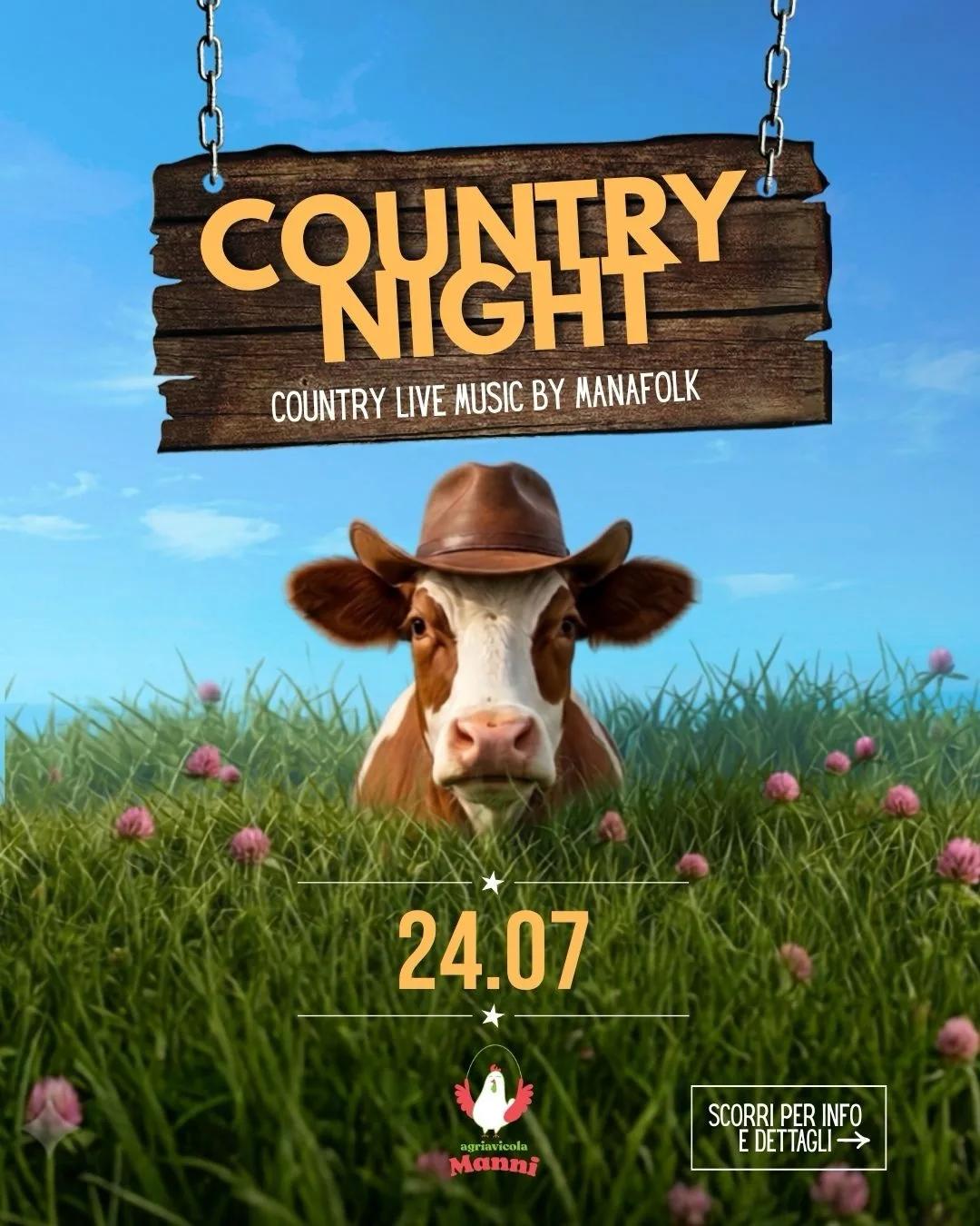 Country Night · Manafolk all’Azienda Agricola Manni