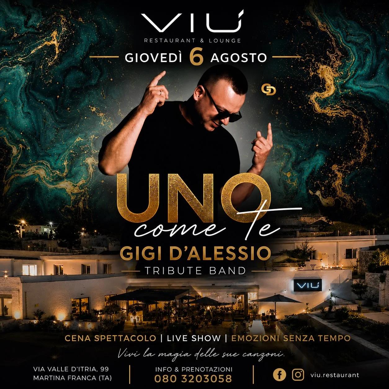 VIÙ · "Uno Come Te", tribute Gigi D’Alessio