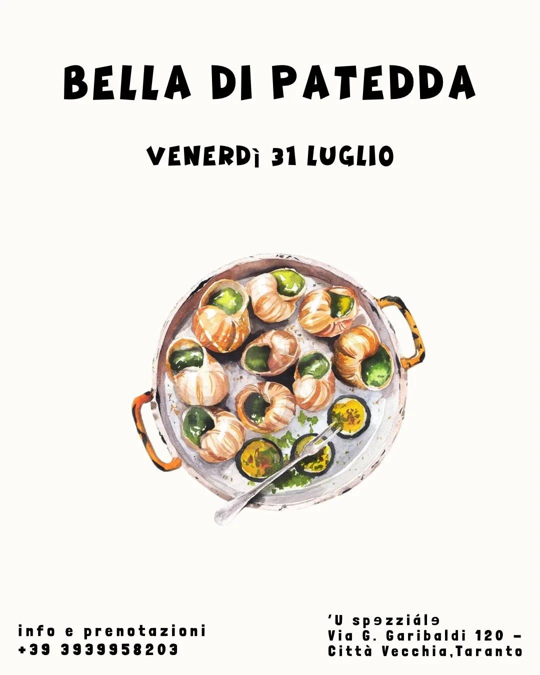 'U Spzziale · "Bella di patedda", serata tradizionale